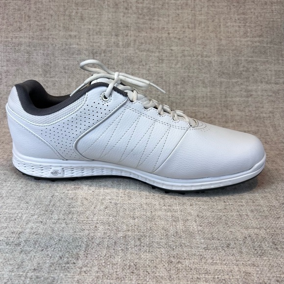 Skechers Go Golf mens size 7.5 Wide white spikeless golf shoes sneakers NWT - Picture 4 of 9
